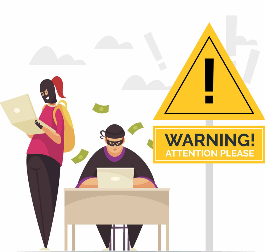 Warning illustration